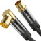 KabelDirekt – Cavo Antenna TV 4K, Coassiale – 90° angolato/dritto – 1 m – Cavo TV digitale/analogico – Disponibile in 0,5-20 m (Presa angolata/Spina dritta, per DVB-C/DVB-T/DVB-S, nero)