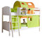 Etagenbett Doppelbett Kinderbett Erni Kiefer massiv Weiss teilbar