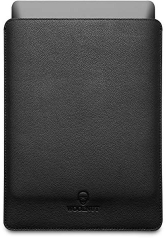 Woolnut Leder Sleeve Case Hülle Tasche für MacBook 12 Zoll - Schwarz