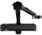 Viro | Chiudiporta Automatico, Braccio in Acciaio con Lunghezza e Arresto Regolabile, Multiforza, Colore Nero, Per Porte max. Largh. 110 cm Peso 85 kg