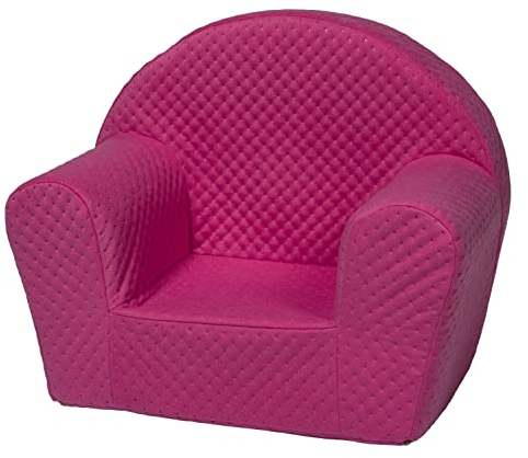 Velinda Kindersessel Mini-Sessel Kinderstuhl Relaxsessel Kuschelsessel Softsessel (Farbe: pink)