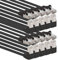 1aTTack.de 366280 Câble réseau Cat.6 angle 90 degrés 10m - noir - paquet de 10 - Câble patch Cat6 (SFTP PIMF) 1000Mbit/s connecteur Rj 45-10 x 10m mètres noir