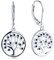 JO WISDOM Orecchini Albero Della Vita Argento 925 Donna con AAA Zirconia Cubica (argento, zaffiro sintetico)