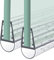 Heilmetz Duschdichtung,2 x 60cm Ersatzdichtung Duschtür für Duschtür Glasstärken von 4-6mm, Wasserabweiser Duschtür Dichtung oder Duschkabinen-Dichtung für Duschkabine & Glastüren