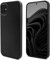 Moozy Lifestyle. Hülle für Samsung A51, Schwarz - Silikon Handyhülle Schutzhülle mit Mattem Finish und Weichem Mikrofaserfutter