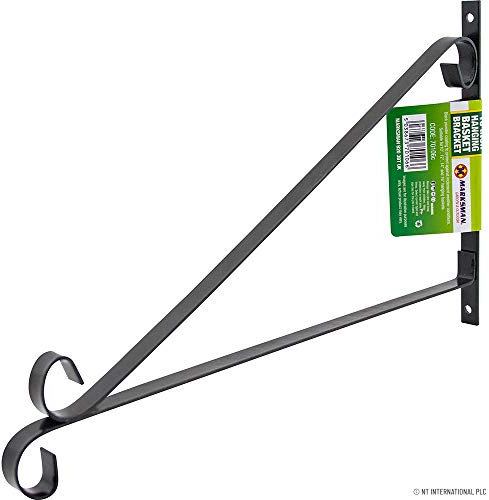 4 X 16 Hanging Basket Bracket Decoration Hook Flowers Metal Garden Wall Mount