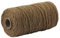 Corde en Macramé 3.5mm x 100M Corde de Coton couleur Ficelle Fait à la Main Corde Macramé Decorative pour DIY Jardinage, Tissage Attrapeur de Rêves,Tentures Murales, Cadeau Décoration (Marron)