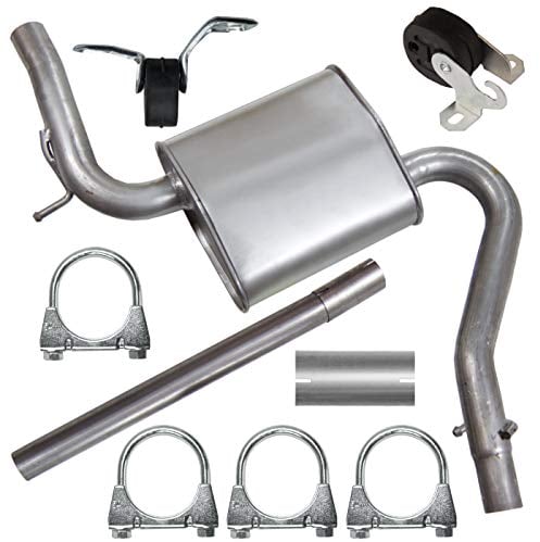 Adamot Mitteltopf Auspuff Mittelschalldämpfer für A4 B6 B7 1.6
