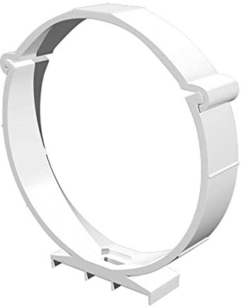 Prostko LTD Duct Pipe Holder - 5 Clamp Vise, White