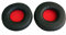 V-MOTA Cuscinetti per auricolari compatibili con cuffie Sony MDR-ZX600 MDR-ZX110 MDR-ZX660 MDR-ZX300 MDR-ZX310, ricambio per cuscini di ricambio (1 paio) (rosso)