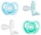 Tommee Tippee Ultra-light Silikonschnuller, Symmetrische Kiefergerechte Form, BPA-frei, Einteiliges Design, 0-6 Monate, 4-er Set