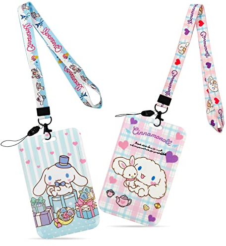 Lanyard Kartenhülle 2 Stück, Thema Schlüsselband Umhängeband, Studentenausweis Lanyard Kartenhülle, Lanyard Personalienhülle, Ausweishalter, Perfekt Für ID Karte, Studenten, Kinder