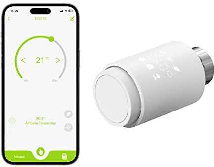 Rollei 45001 Termostato del radiador, Blanco, Normal