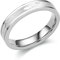 Ayoiow Verlobungsringe Paar Gravur, Ringe Silber 4mm Herzschlag Partnerringe Ring Größe 57 (18.1)