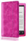 Étui de protection en cuir PU pour liseuse Sony PRS-T2 6 avec fonction veille/réveil automatique Rose