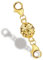 ALEXCRAFT Gold Magnetic Jewelry Clasp, Disco Ball 925 Sterling Silver Strong Magnetic Double Lobster Clasp, 14K Gold Magnetic Necklace Clasp Bracelet Closures Chain Extender Clasp Connector Converter