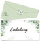 TKGEOUE 15 Einladungskarten,Einladung Jugendweihe, Klappkarten mit Umschlag,Einladung zur Taufe,DIN A6 Einladung zur,Klappkarte Einladung Geburtstag Umschläge elegant Hochzeit Jubiläum Feier