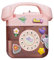 Knnuey Kreative Retro-Telefonform-Wasserflasche mit Verstellbarem Schultergurt, Trinkflaschen mit 3D-Aufkleber (Rosa)