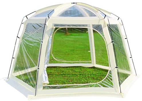 Tenda a Bolle Pop-up da 3,5 M, Tenda Trasparente Impermeabile a Cupola da Giardino, Capsula Meteorologica per Serra Istantanea, per Feste, Giardino, Patio, Cortile