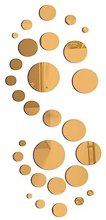 STOBAZA 58 STK Wandaufkleber für Spiegel -Aufkleber wandtattoo Spiegel selber Machen Wall Stickers for Room Dekoration Schlafzimmer Wohnkultur 3D-Kunst-Wandtattoo Acrylaufkleber