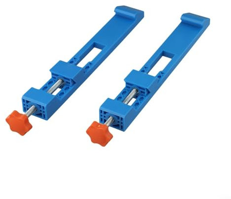 Puupaa Lot de 2 guides de base réglables pour machine de découpe de 10,2 cm, guide de coupe de précision pour scie circulaire, pinces de fraisage, machine de découpe