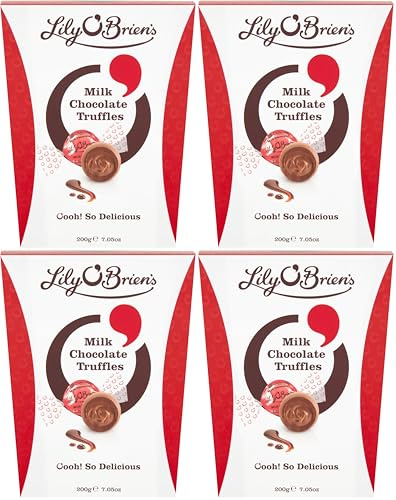 Lily O Brien's Desert Chocolate Truffles 200g (200g x 1) (Pack of 4)