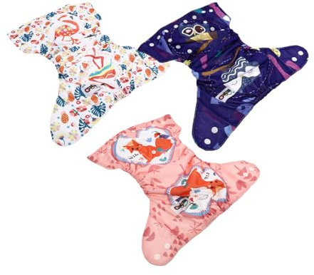 VICASKY 3 Stück Wasserdichte Stoffwindeln Windeln Höschen -stoffwindel Kleinwindeln Stoffwindeln Für Babys Pipi-trainingshose Reizwäsch Stoff Pul Wasserdichtes Tuch