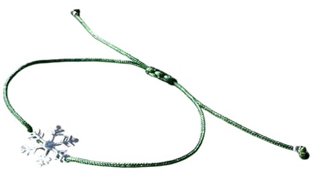 Armband Schneeflocke winterliches Armband Schneeflockenarmband Eiskristall