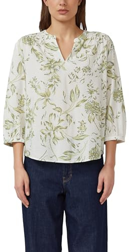 s.Oliver Bluse aus Seersucker mit Raffungen