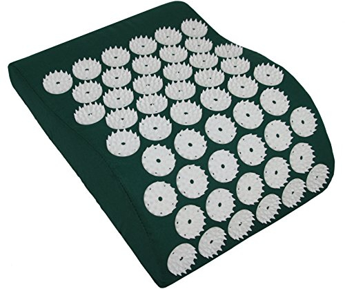 rukauf HQ Akupressurkissen Nackenkissen Nagelkissen Iplikator 31x23cm grün Shanti Entspannungskissen Green eco