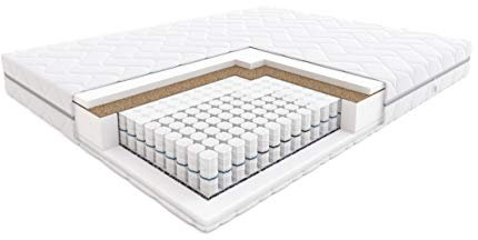 Hilding Anders Fandango Taschenfederkern | Feste | orthopädische Matratze | medizinisches Gerät | 7-Zonen-Schnitt für alle Schlaftypen | H4 | Medicover Bezug | 120x200