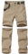 JOMLUN Kinder Softshellhose Wanderhose für Jungen Mädchen Outdoor Hose Trekkinghose Leichte Schnell Trocknende Hose LSF 50+ Gezippt Abnehmbares Hosenbein