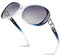 Sunier Sonnenbrille Damen Polarisiert Groß Übergroße Elegant Klassische Vintage Oversize Sonnenbrille Frauen mit 100% UV400 Schutz