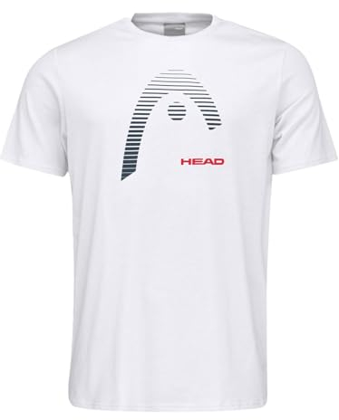 HEAD Herren Club Carl M T-Shirt, Weiß, S EU