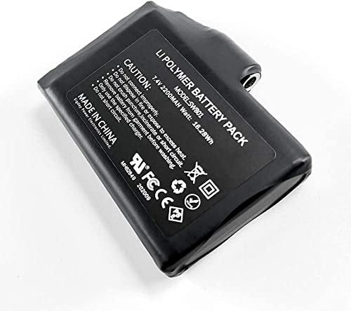 MACHSWON Pack of 2 Adult Rechargeable Lithium Polymer Batteries For Heated Gloves Heated Socks Heated Hats