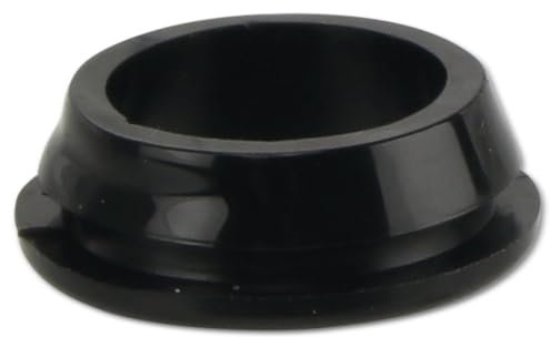 KSS Kabeldurchführungstülle PVC, schwarz, Plattenstärke 2, offen, 1 Stück