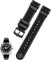 UMCNVV Pour Seiko SRP601J1 Montre de plongée étanche en silicone Noir Bleu Sport Bracelet 20 mm 22 mm, Boucle noire, 22mm