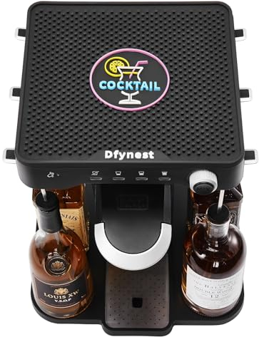 Dfynet Bar-Matte, kompatibel mit BEV by Black+Decker, Cocktail-Maschine, spülmaschinenfest, bunt