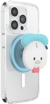 PopSockets Phone Grip for MagSafe, Secure Magnetic Phone Grip & Stand, Hands-Free Kickstand, Wireless Charging Compatible, Cute PopSockets, Disney - Kawaii Donald