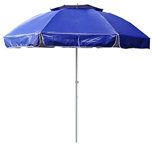 VNNHGB 2.4 M/7.9 ft Outdoor Half Parasol, Large Cever Garden Umbrella Sun Shade Freestanding Protective for Outdoor Garden Terrace Patio