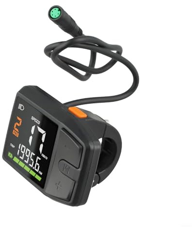 Tidevib Für Bafang E-Bike DZ41 UART/CAN-Protokolldisplay für M500, für M600, BBS01, BBS02, HD E-Bike-Motoren in Schwarz (UART)