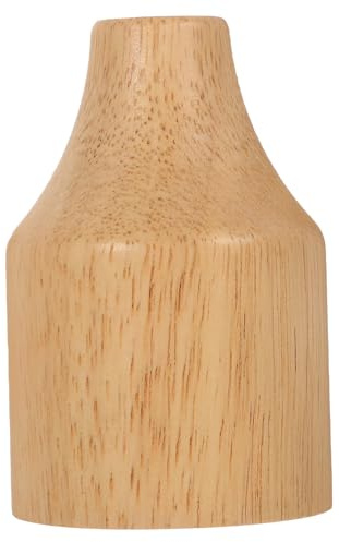 TOVINANNA Douille E27 en Bois Naturel Suspendre Luminaire, Support de Lampe à Visser, Utilisation en Salle à Manger et Restaurant, 1 Pièce