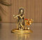 Collectible India Lord Cow Krishna Idol Statue Murti Krishan mit Kamdhenu Hindu-Gott religiöses Schaustück (1 Stück)