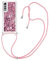 COTDINFOR Kompatibel mit LG Velvet 5G Hülle Flüssigkeit Glitzer Flip Cover Protective Sparkle Floating Bling Silikon Lanyard Handyhüllen für LG G9 Velvet/LG Velvet TPU Rose Love YB.