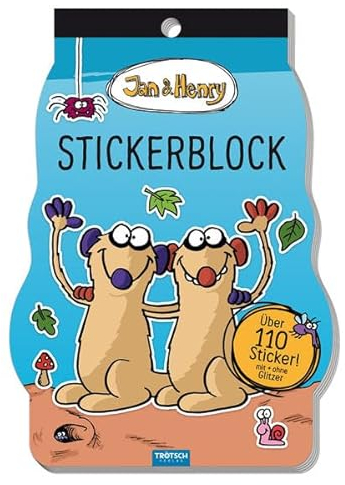 Trötsch Jan und Henry Stickerblock: Stickerblock Stickerbuch Beschäftigungsblock