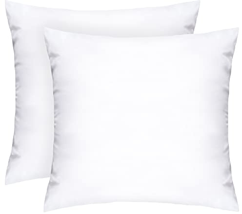 Komfortec Kopfkissen 65x65 cm 2er Set, Oeko-TEX Zertifiziert Kissen mit 800g Kissenfüllung, Allergiker geeignet, Waschbar