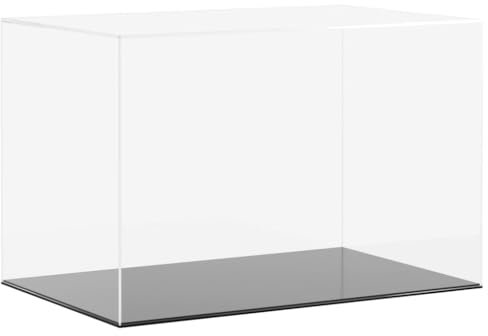vidaXL Vitrine, Schaukasten Staubschutz, Sammlervitrine für Sammlerstücke Spielzeug Figuren, Ausstellungsbox Acrylbox, Transparent Acryl