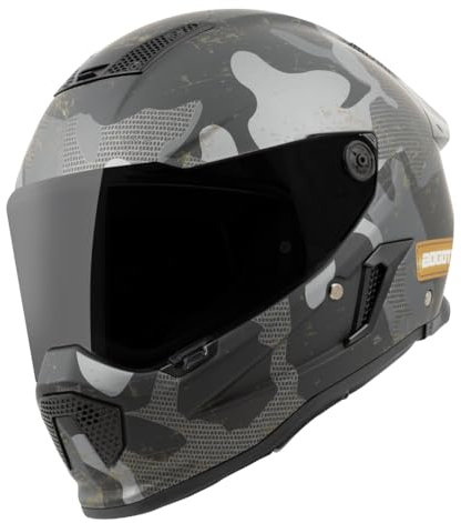 Bogotto Rapto Camo Helm, schwarz matt/grau, L