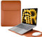 HaruYo 13 13.5 14 15 15.6 16 Inch Laptop Sleeve with Stand Function for Laptop, Leather Laptop Sleeve for MacBook Pro/MacBook Air/Surface/iPad Pro/Surface/Dell/Lenovo/HP/ASUS/Acer 15 16 Inch Brown