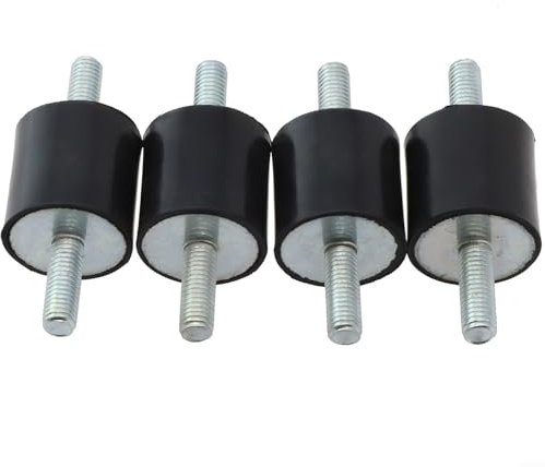 4 Stück Anti-Vibrationsdämpfer Gummi Dämpfer für Klimaanlage Wärmepumpe M8 Gewinde